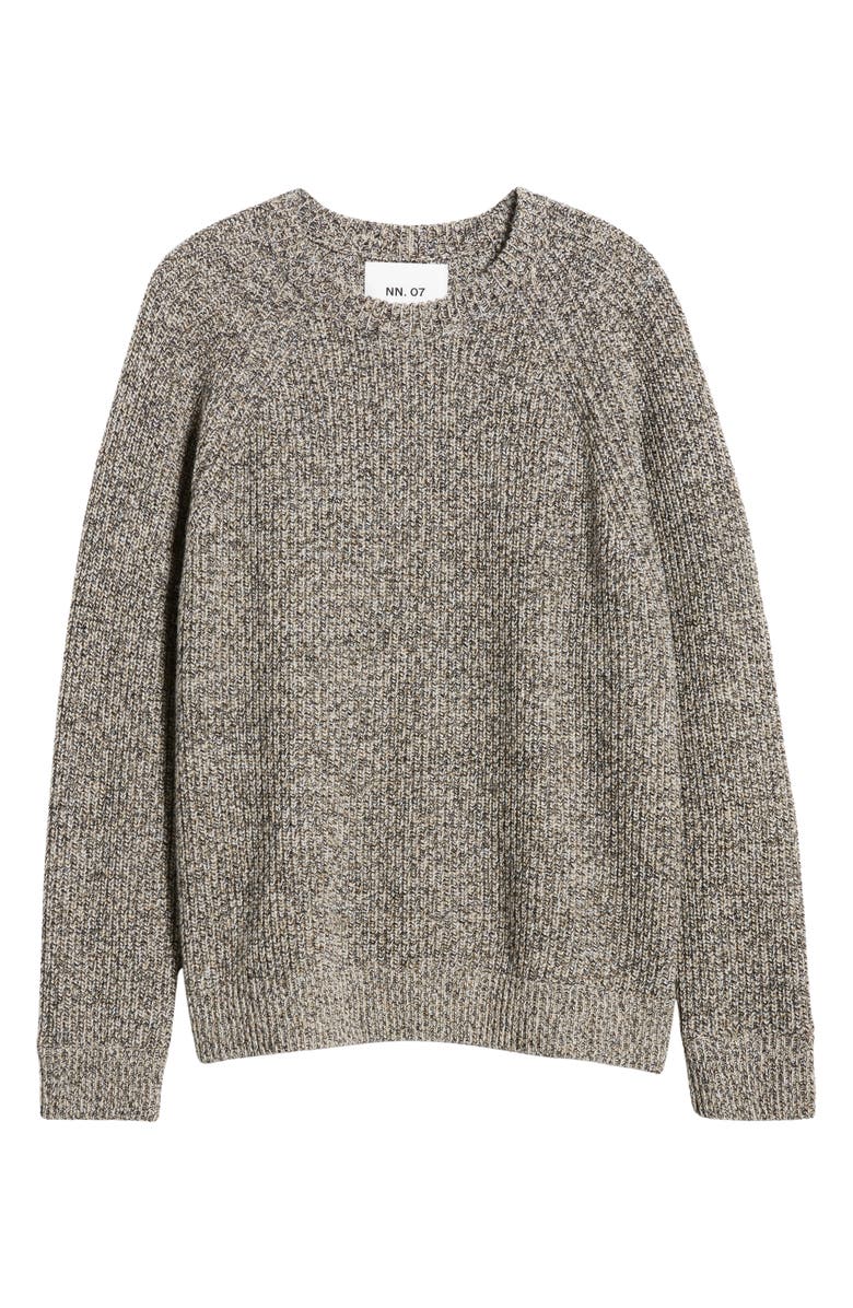 NN07 Jacobo 6533 Marl Wool Blend Crewneck Sweater, Alternate, color, 