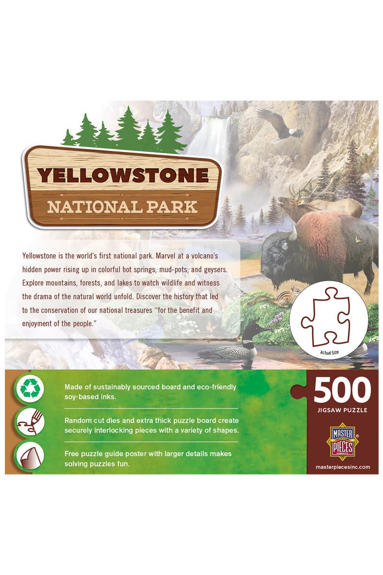 Yellowstone 500 Piece Jigsaw Puzzle, Alternate, color, Multicolor