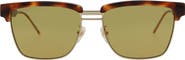 Gucci 56mm Novelty Square Sunglasses