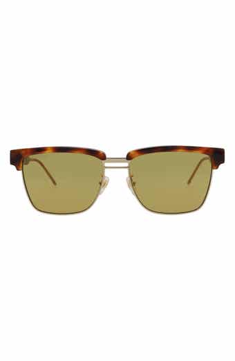 Gucci 56mm Novelty Square Sunglasses