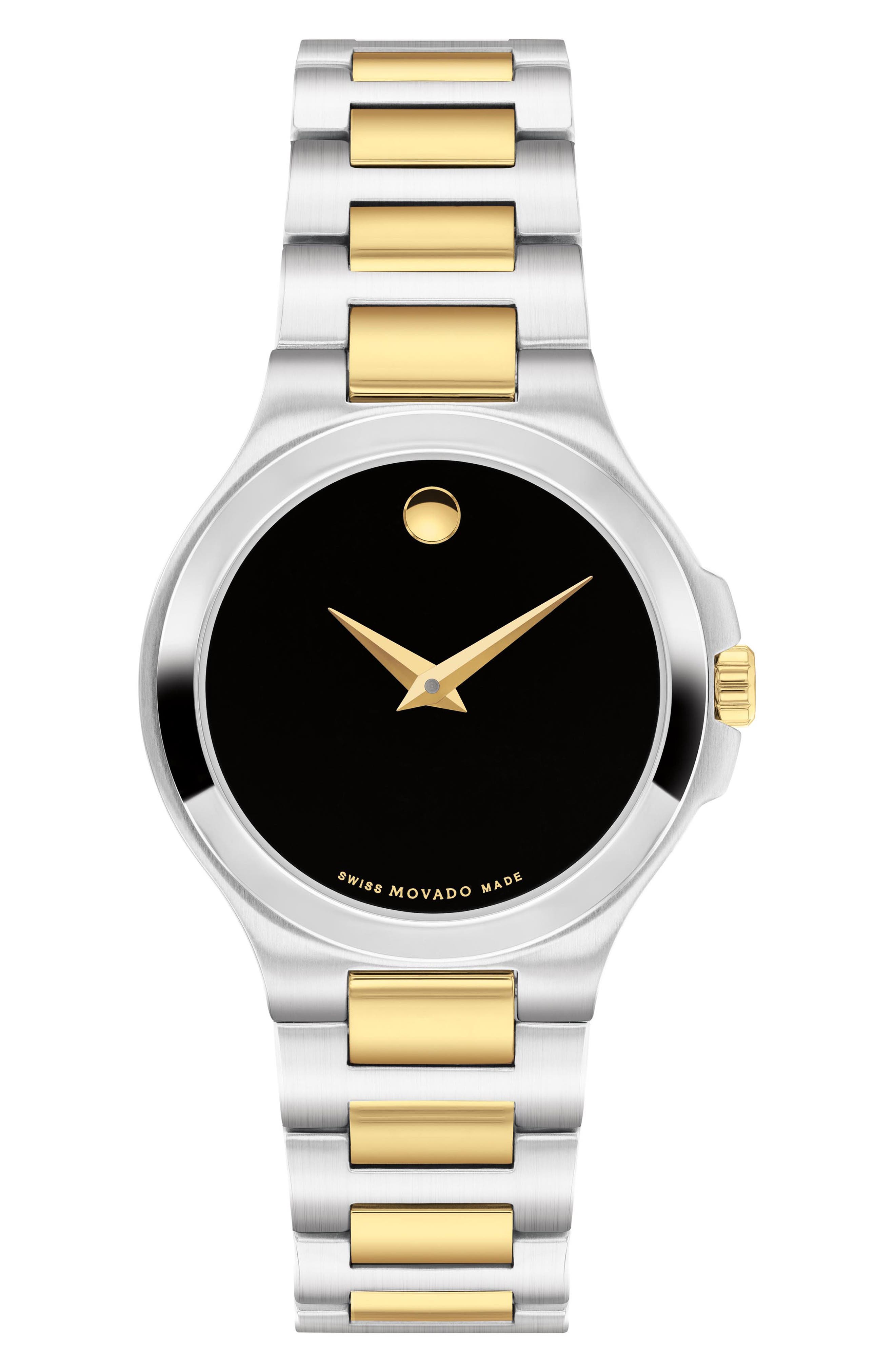 Movado Portofolio Museum Dot Bracelet Watch, 28mm