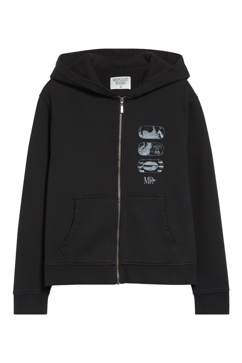 Auto Zip Hoodie, Alternate, color, DISTRESSED BLACK