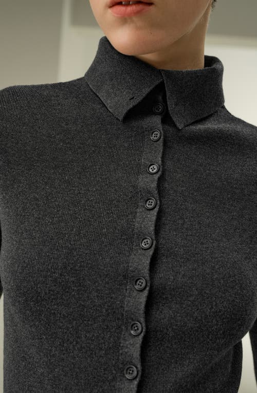 Lilysilk Slim Fit Silk Cashmere Sweater In Green