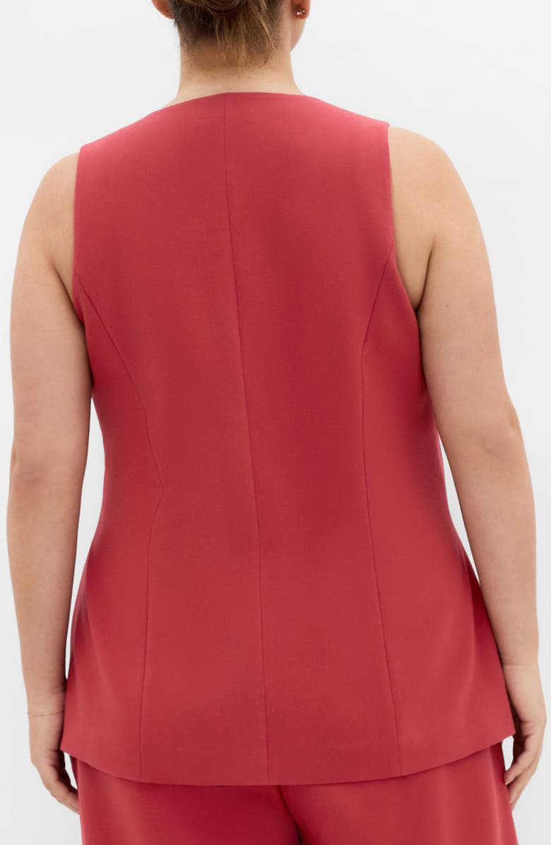 City Chic Tori Vest, Alternate, color, Sienna