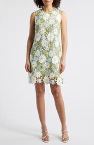 Sam Edelman Floral Lace Shift Dress