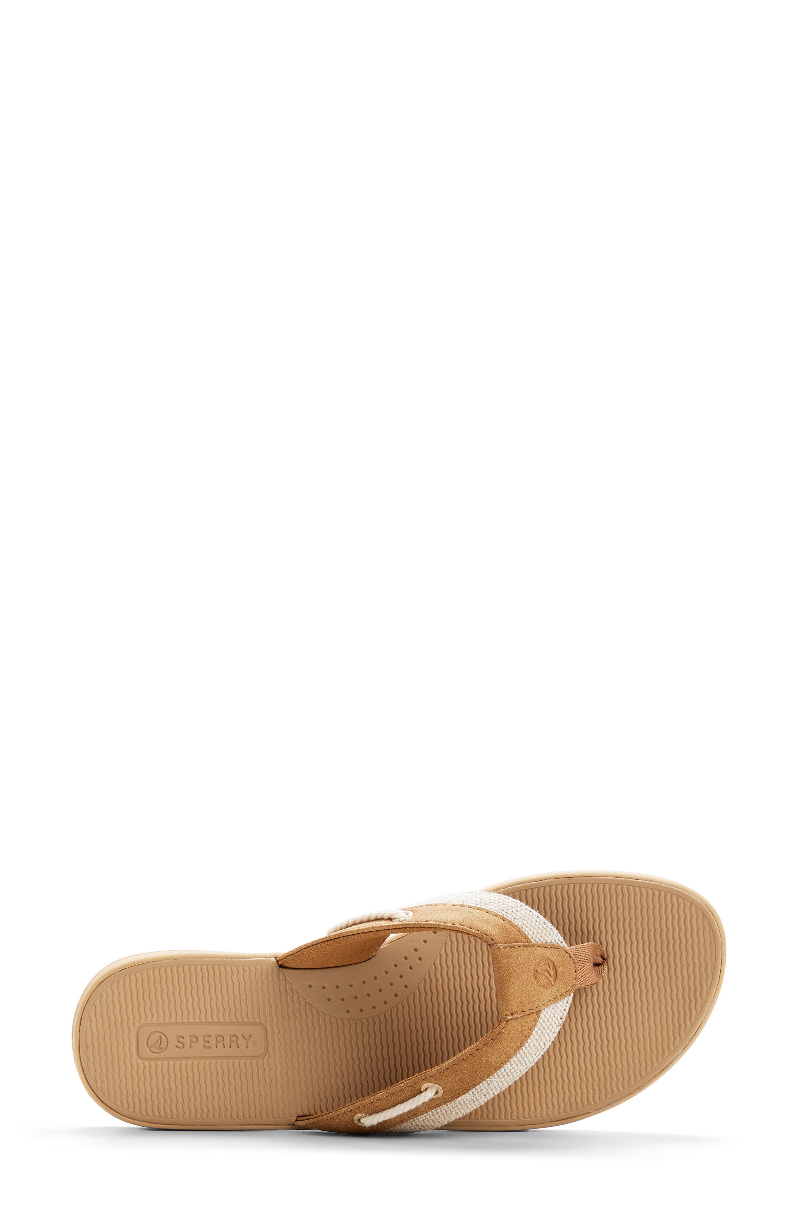 Sperry Sealfish Flip Flop, Alternate, color, Light Brown
