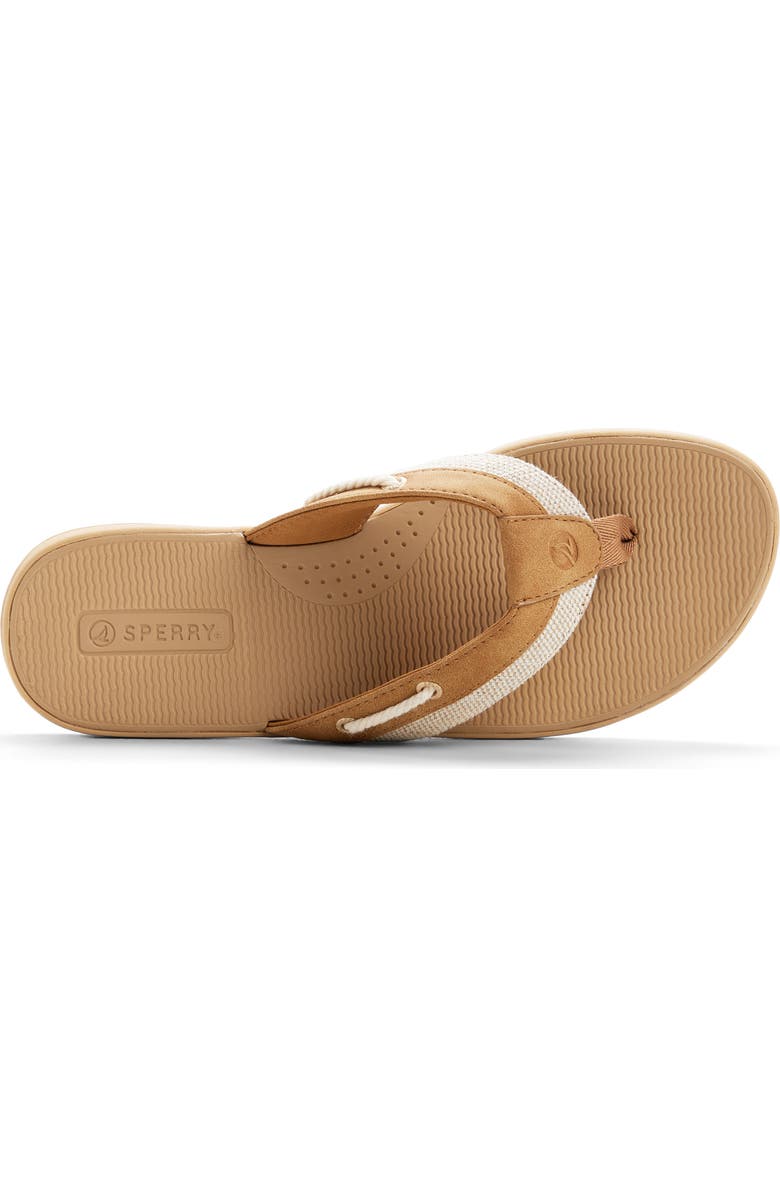 Sperry Sealfish Flip Flop, Alternate, color, Light Brown