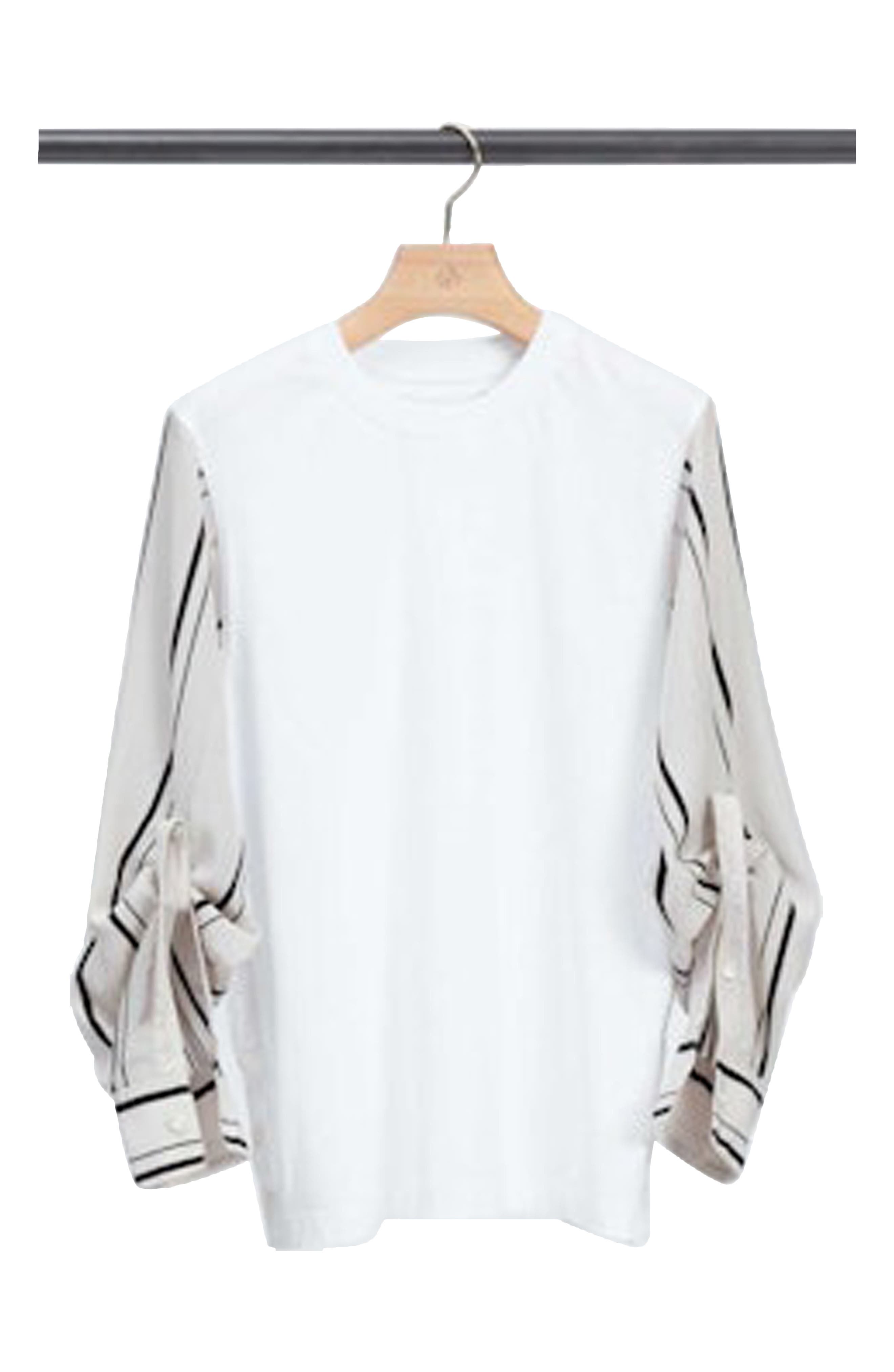 Striped Combo Sleeve T-Shirt