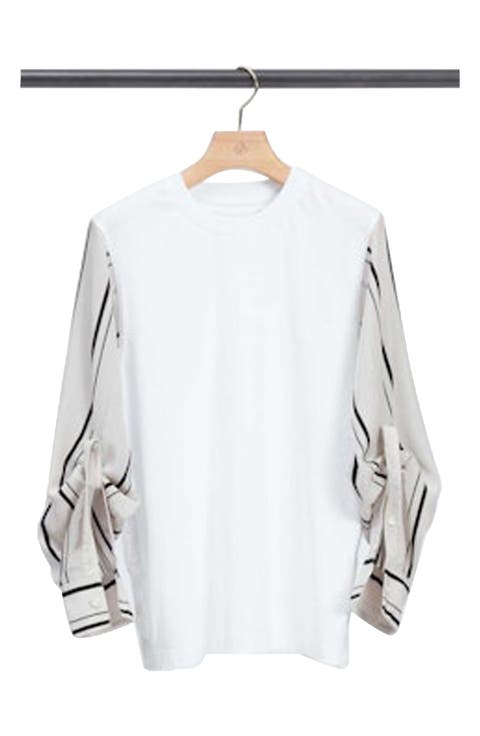 Striped Combo Sleeve T-Shirt