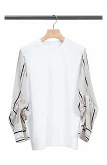 Striped Combo Sleeve T-Shirt