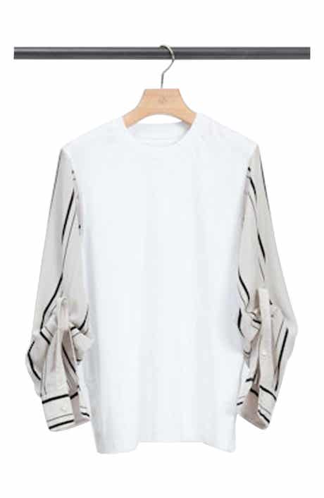 Striped Combo Sleeve T-Shirt