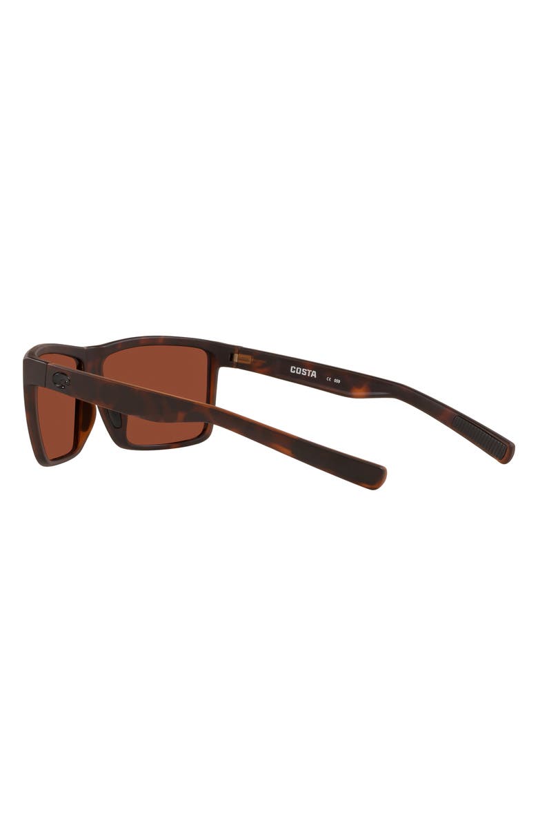 Costa Del Mar Rinconcito 60mm Polarized Rectangular Sunglasses, Alternate, color, 