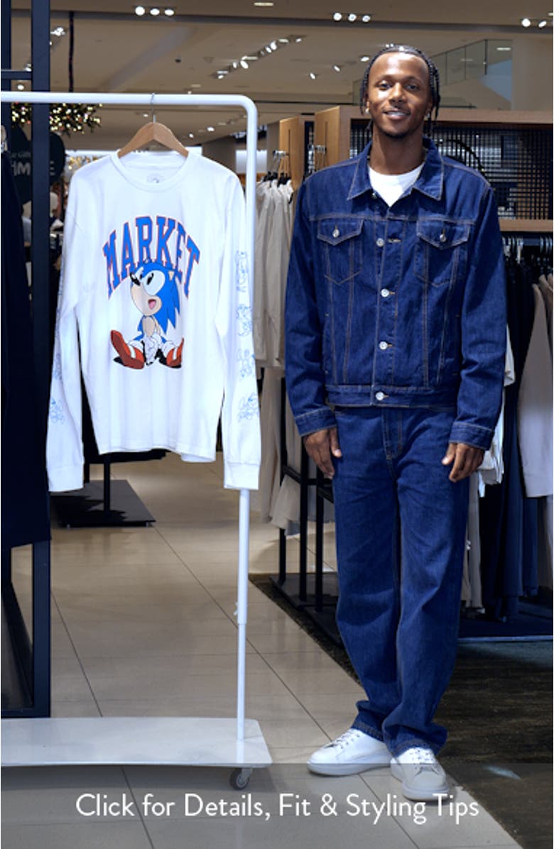 x Sonic Run Long Sleeve Cotton Graphic T-Shirt, sales video thumbnail