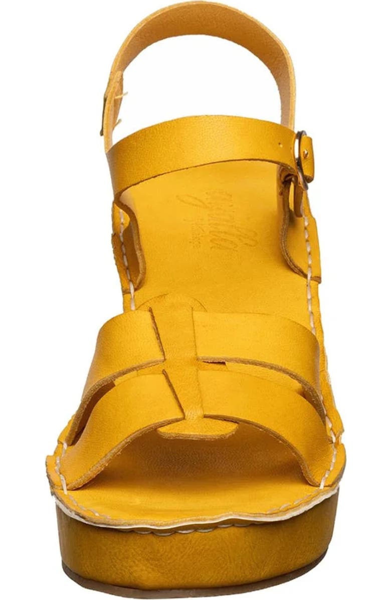 ANTELOPE Saya Platform Wedge Slingback Sandal, Alternate, color, Daffodil