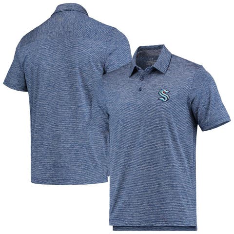 Men's Vineyard Vines Deep Sea Blue Seattle Kraken Destin Stripe Polo