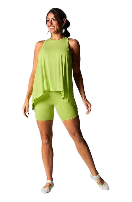 Tavi Tie Back Tank In Green