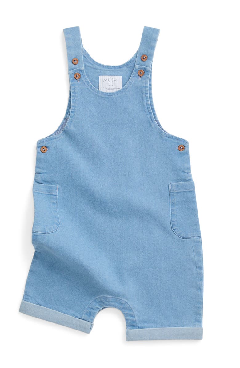 MORI Denim Dungarees, Main, color, Denim Blue