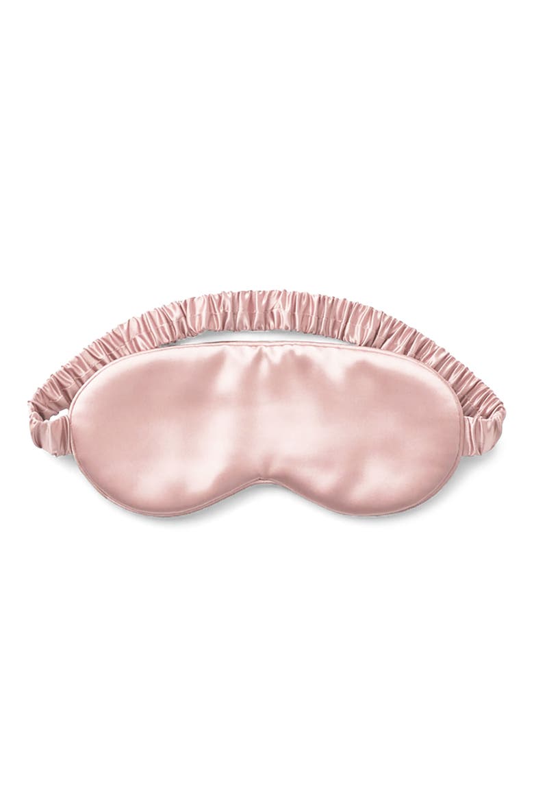 Tencel® Lyocell Satin Sleep Mask, Main, color, WHISPER PINK