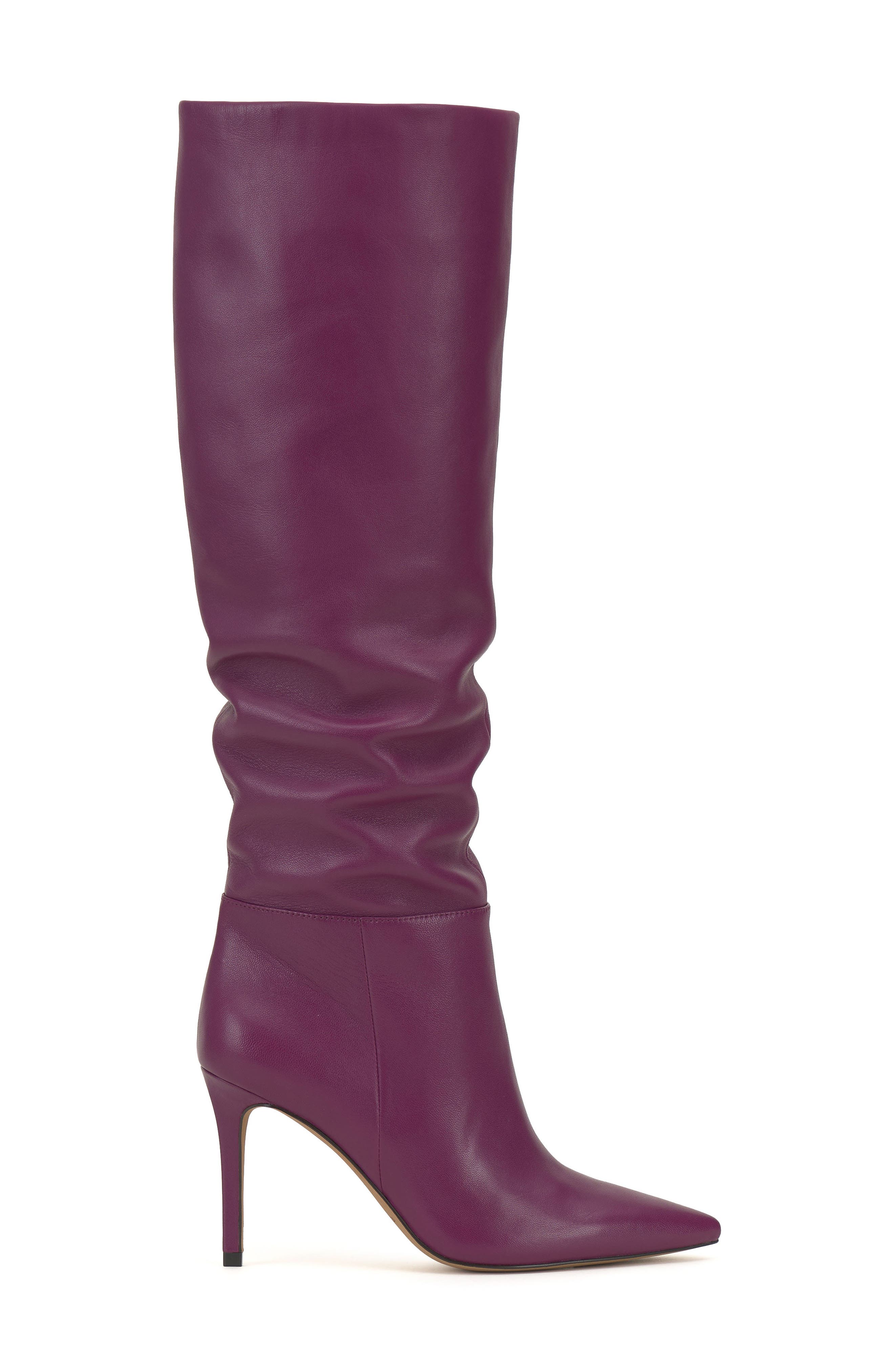 Kashleigh Pointed Toe Knee High Boot, Alternate, color, RUBY ROSE