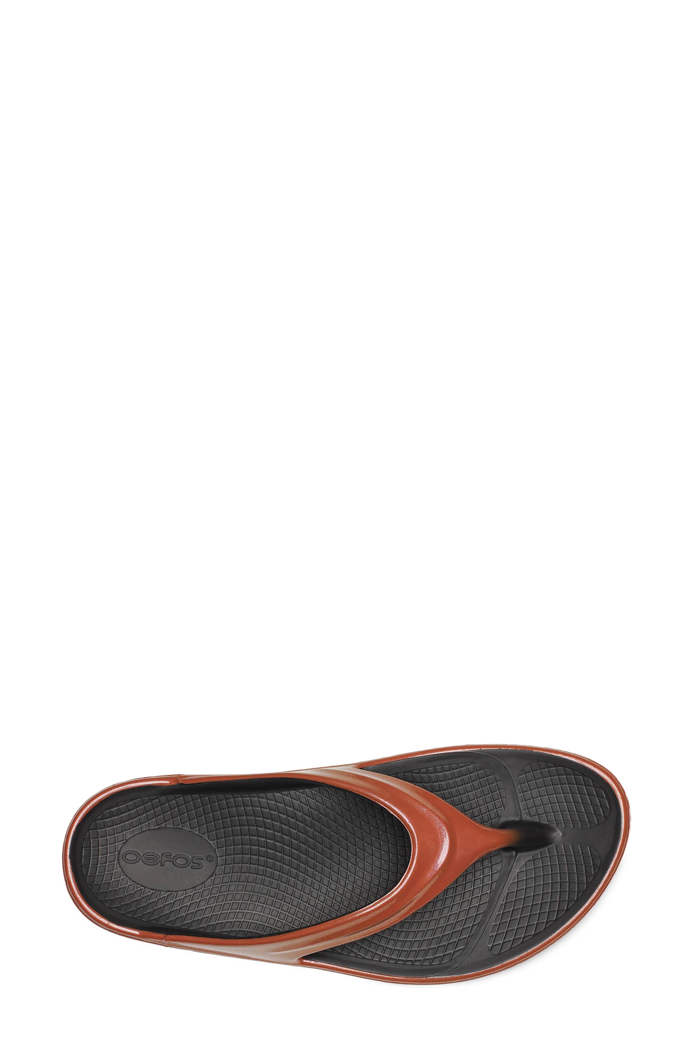 Oomega Oolala Luxe Flip Flop, Alternate, color, COPPER