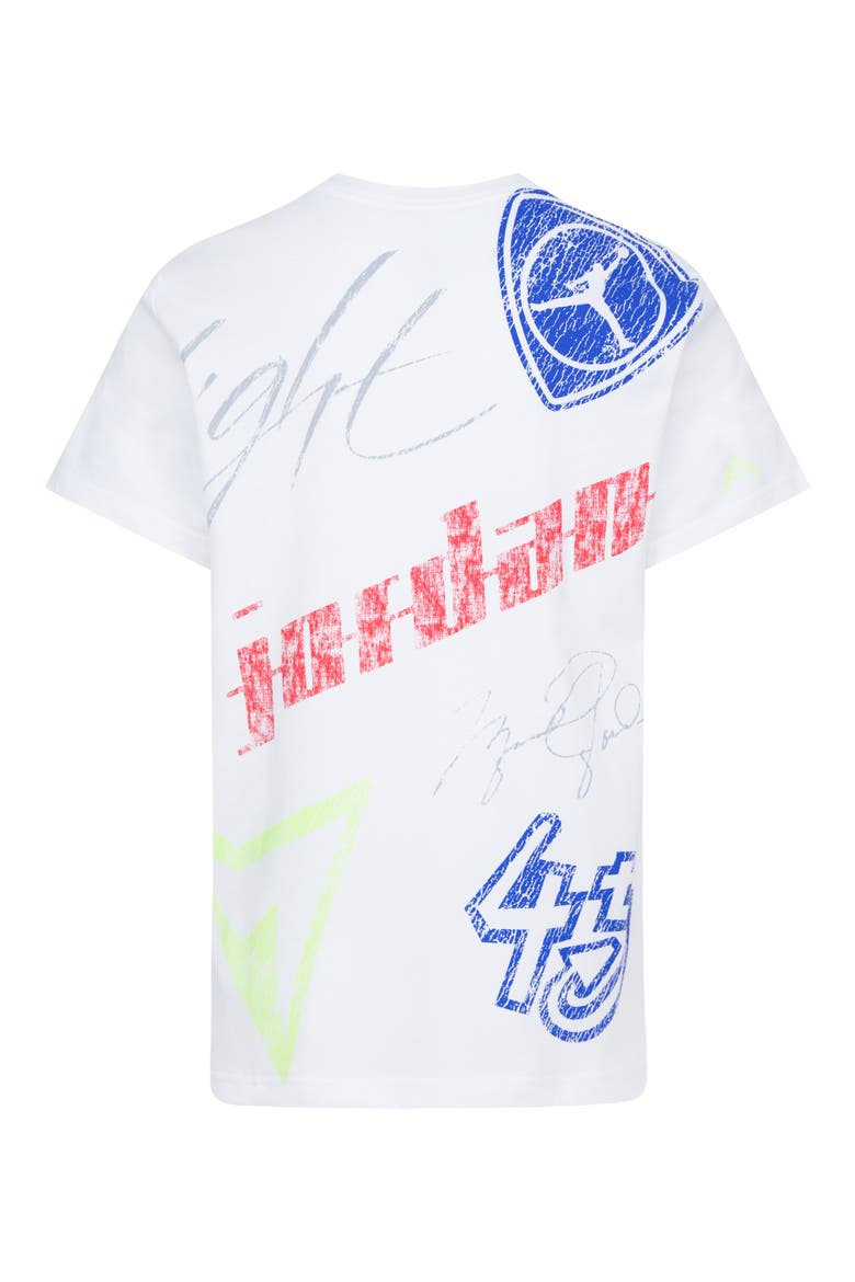 Kids' Jordan Elements Graphic T-Shirt, Alternate, color, WHITE