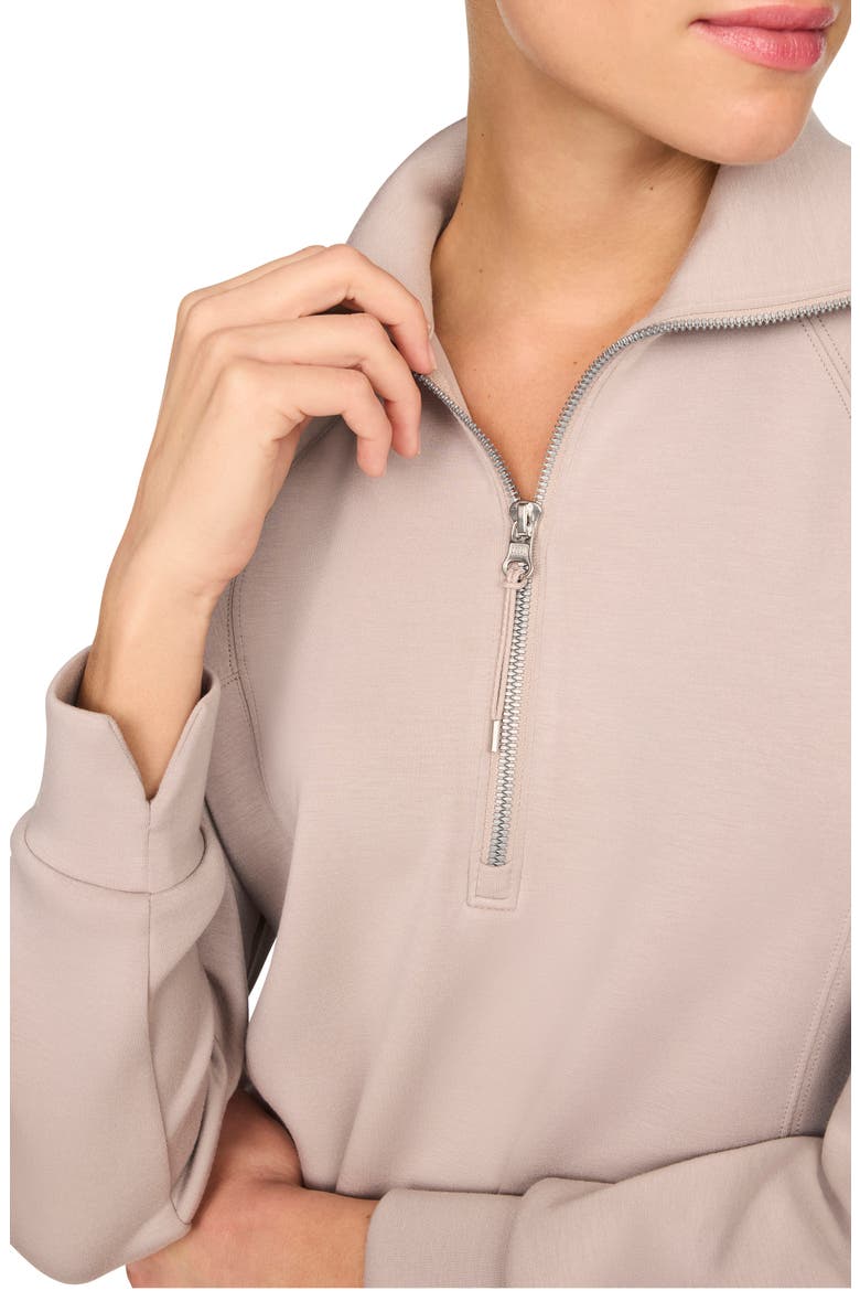 AirEssentials Half Zip Sweatshirt, Alternate, color, MUSHROOM
