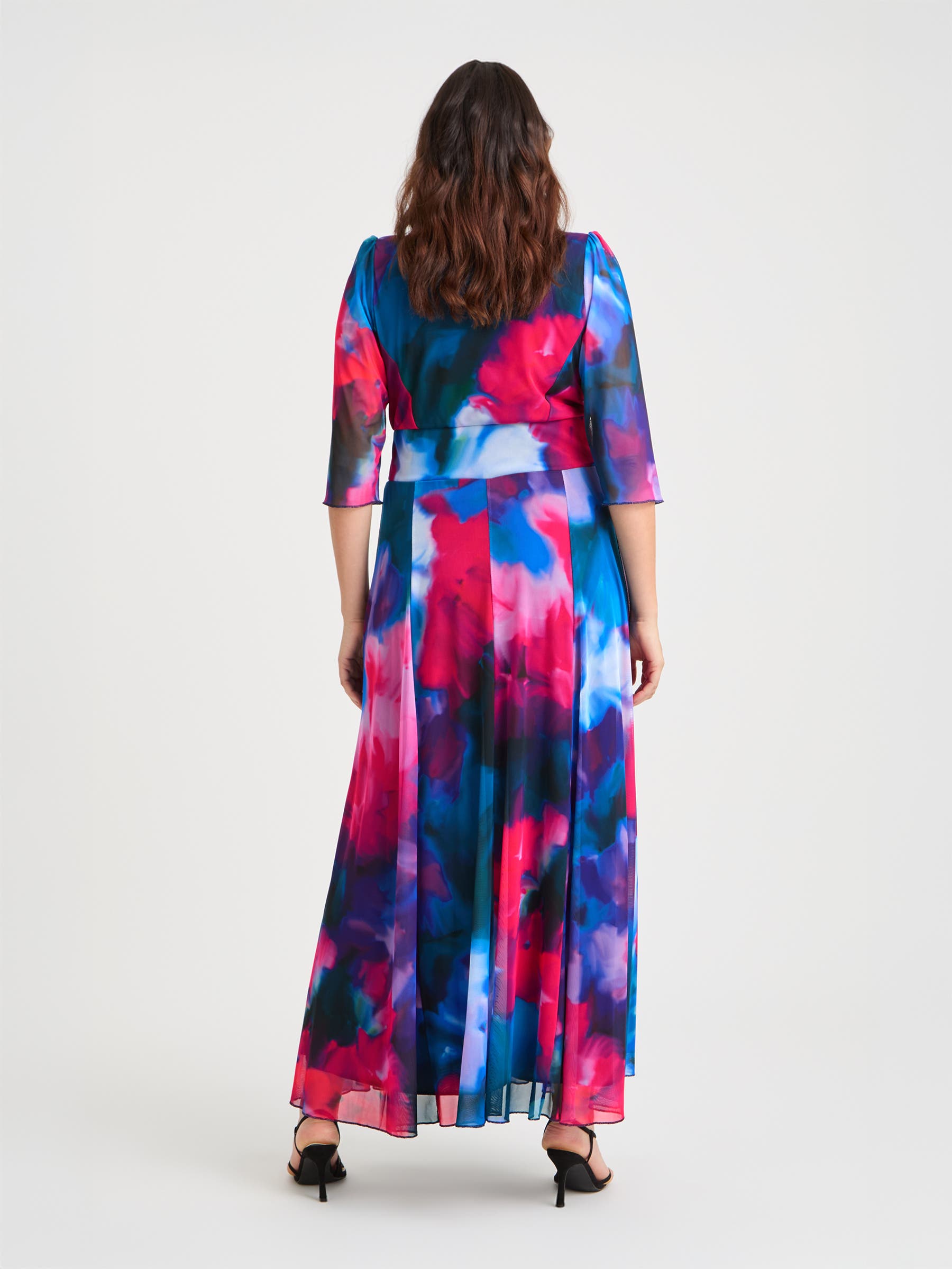 Scarlett & Jo Verity Abstract Print Maxi Gown (Women) | Nordstrom