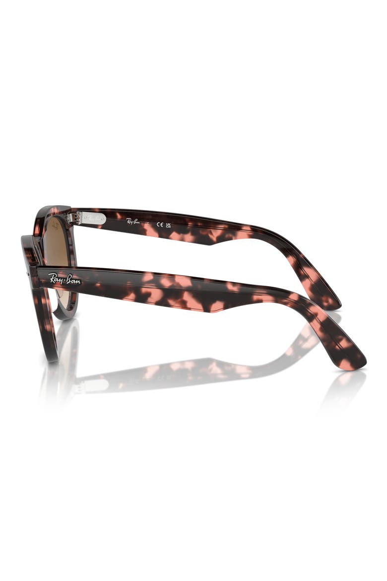 Wayfarer Way 54mm Oval Sunglasses, Alternate, color, HAVANA PINK