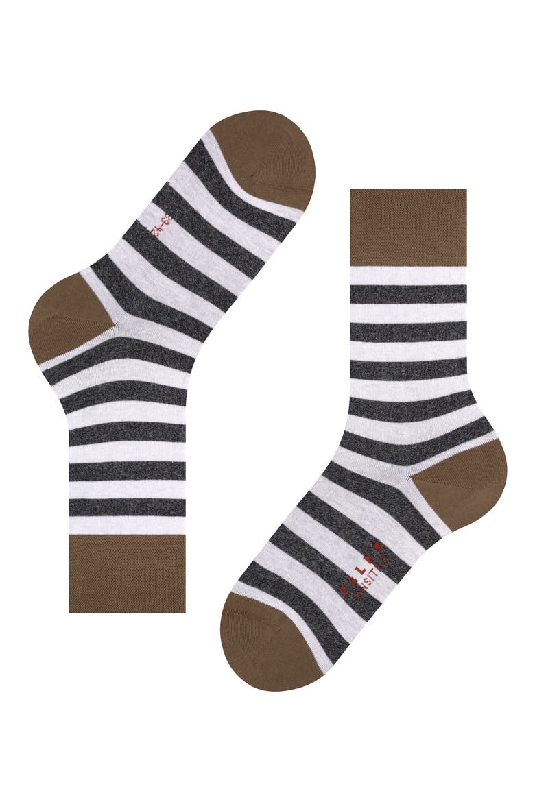 Sensitive Mapped Line Crew Socks, Alternate, color, PEBBLE