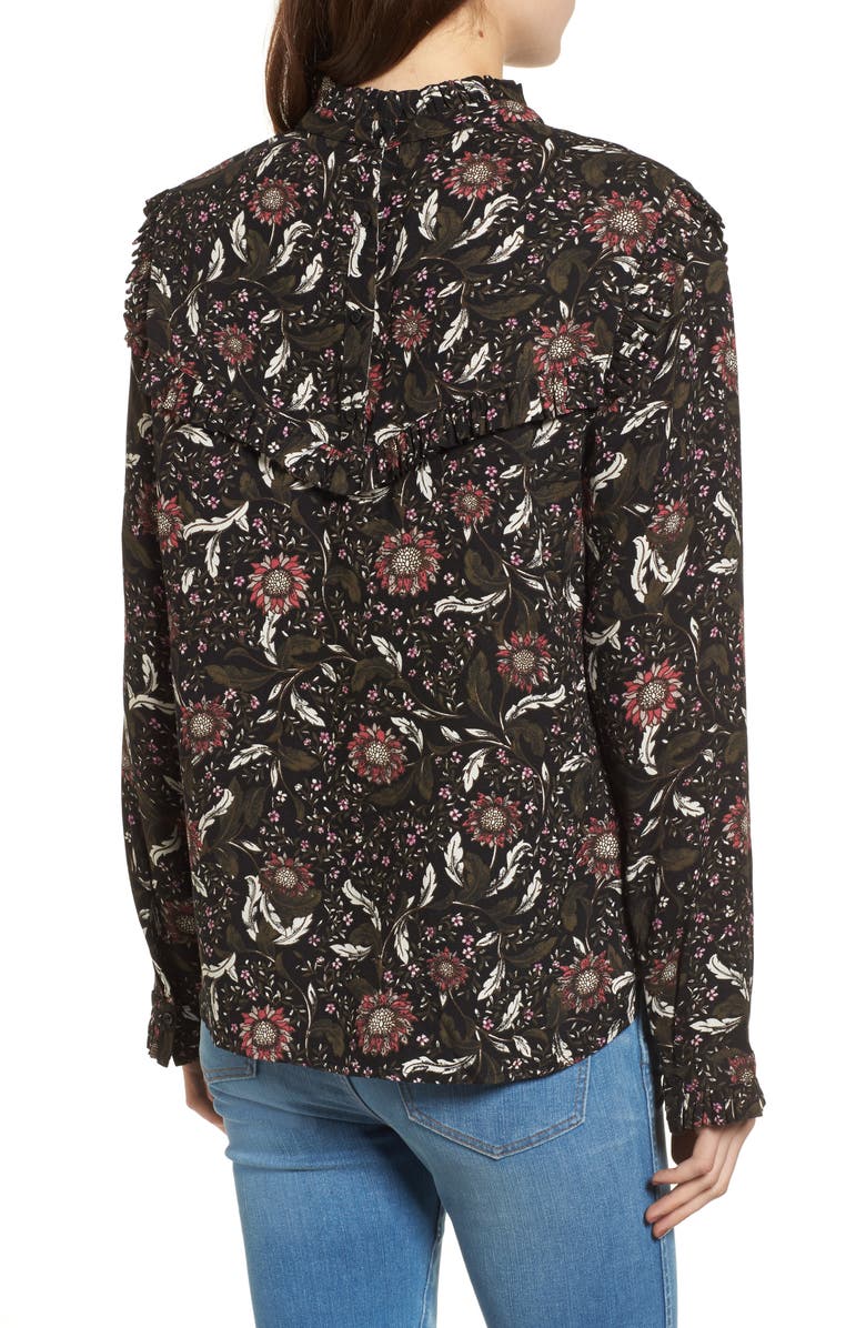 Hinge Ruffle Top, Alternate, color, 