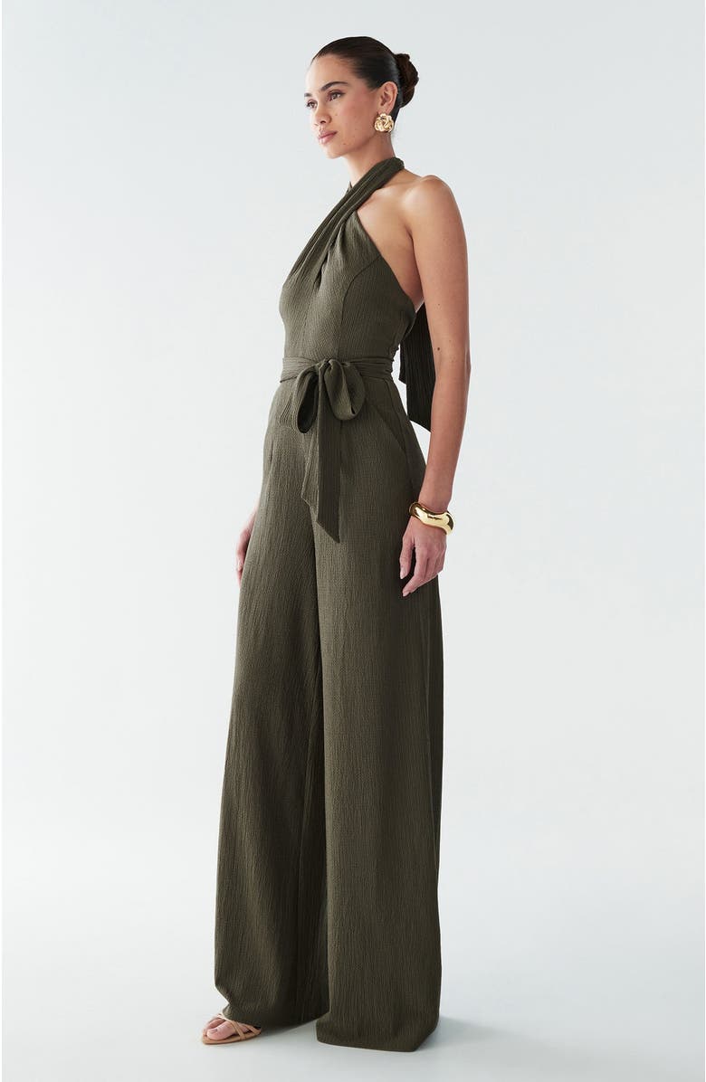 BWLDR Amber Jumpsuit, Alternate, color, Dark Olive