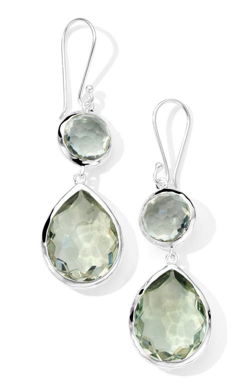 Ippolita Rock Candy® Mini Teardrop Snowman Earrings In Silver