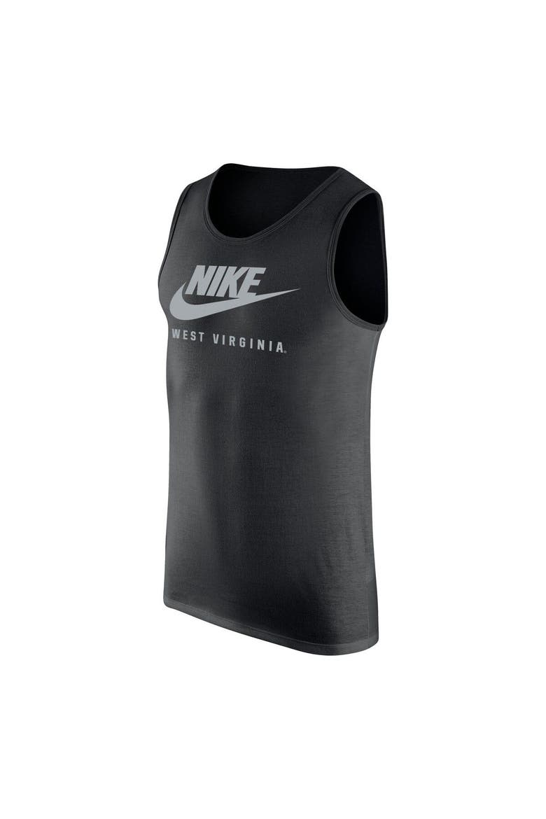 Men's Nike Black West Virginia Mountaineers Futura Performance Scoop Neck Tank Top, Alternate, color, Black