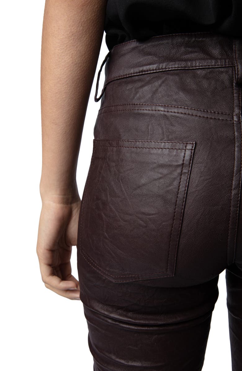 Zadig & Voltaire Phlame Leather Pants | Nordstrom