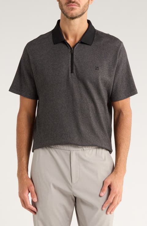 Sumit Half Zip Knit Polo