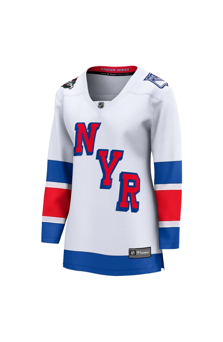 FANATICS Women's Fanatics Branded  White New York Rangers 2024 NHL Stadium Series Breakaway Jersey, Alternate, color, 