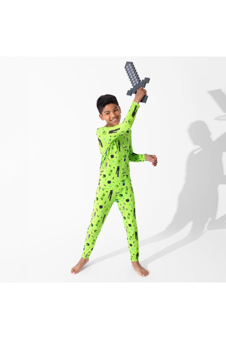 Kids' Minecraft Mob Squad Set of 2 Piece Pajamas, Alternate, color, Minecraft Mob Squad