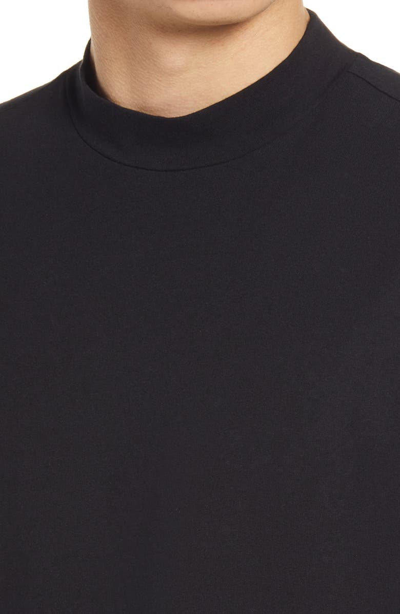 Open Edit Men's Mock Neck T-Shirt, Alternate, color, 