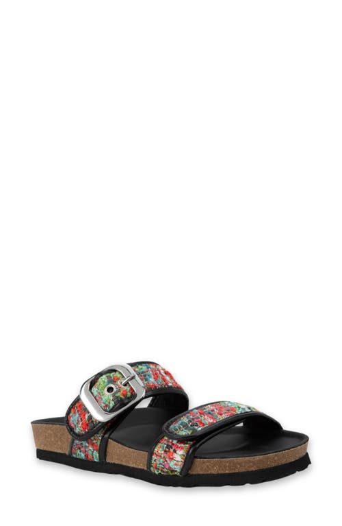 Naot Nashville Double Band Slide Sandal In Multi