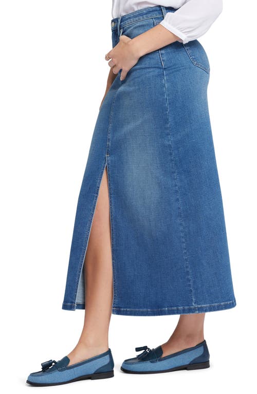 Nydj A-line Denim Maxi Skirt In Fairmont