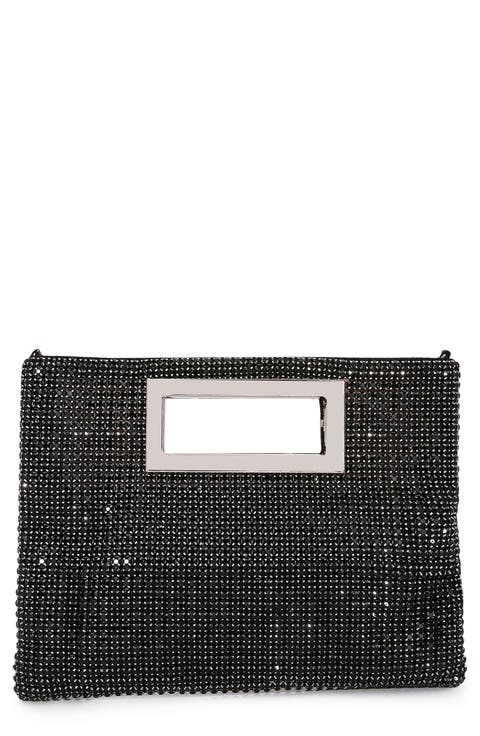 Rhinestone Rectangular Clutch