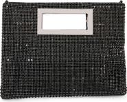 BERNESS Rhinestone Rectangular Clutch