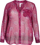 KUT from the Kloth Jasmine Roll Sleeve Top