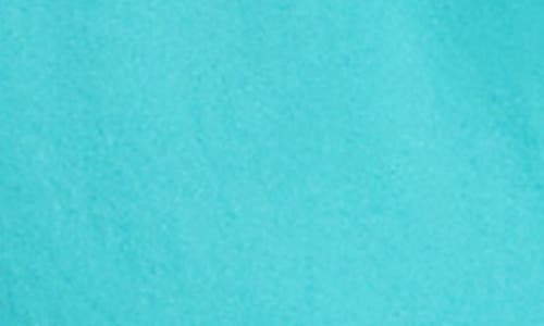 Karen Kane Tie Front Crepe Top In Turquoise