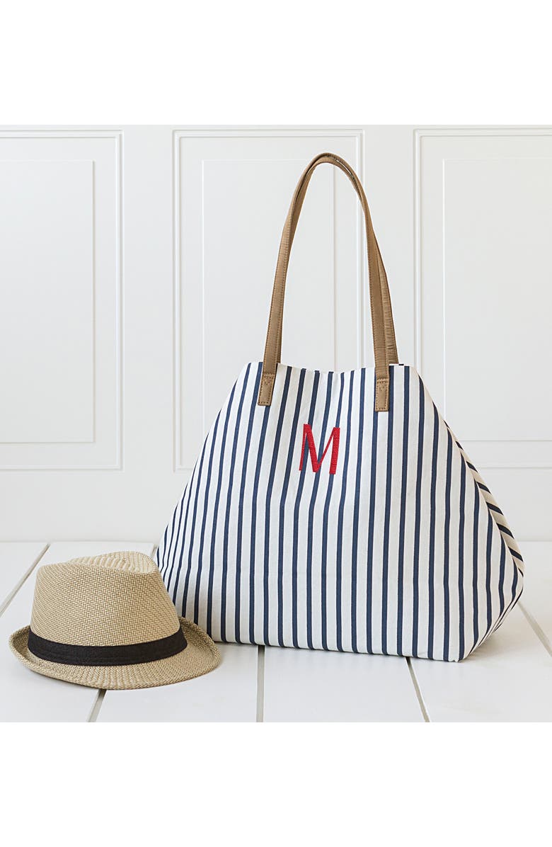 Cathy's Concepts Monogram Overnight Tote, Alternate, color,
