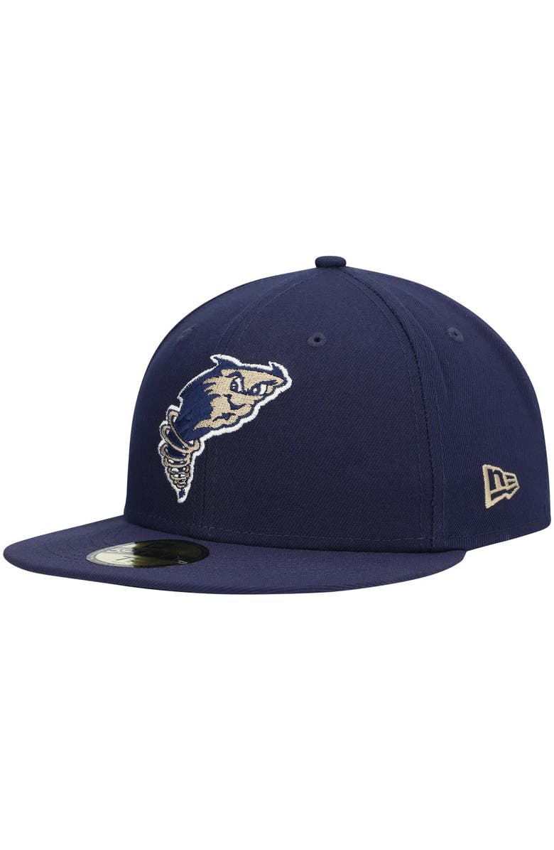 New Era Men's New Era Navy Tri-City Dust Devils Authentic Collection Team Home 59FIFTY Fitted Hat, Alternate, color, Navy