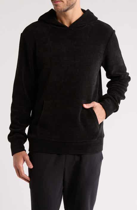 FLEECE FACTORY Plush Faux Suede Hoodie