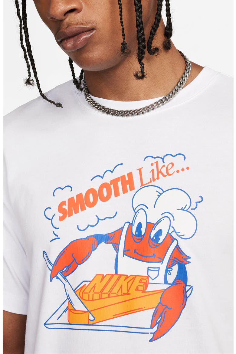 Smooth Like Nike Graphic T-Shirt, Alternate, color, WHITE