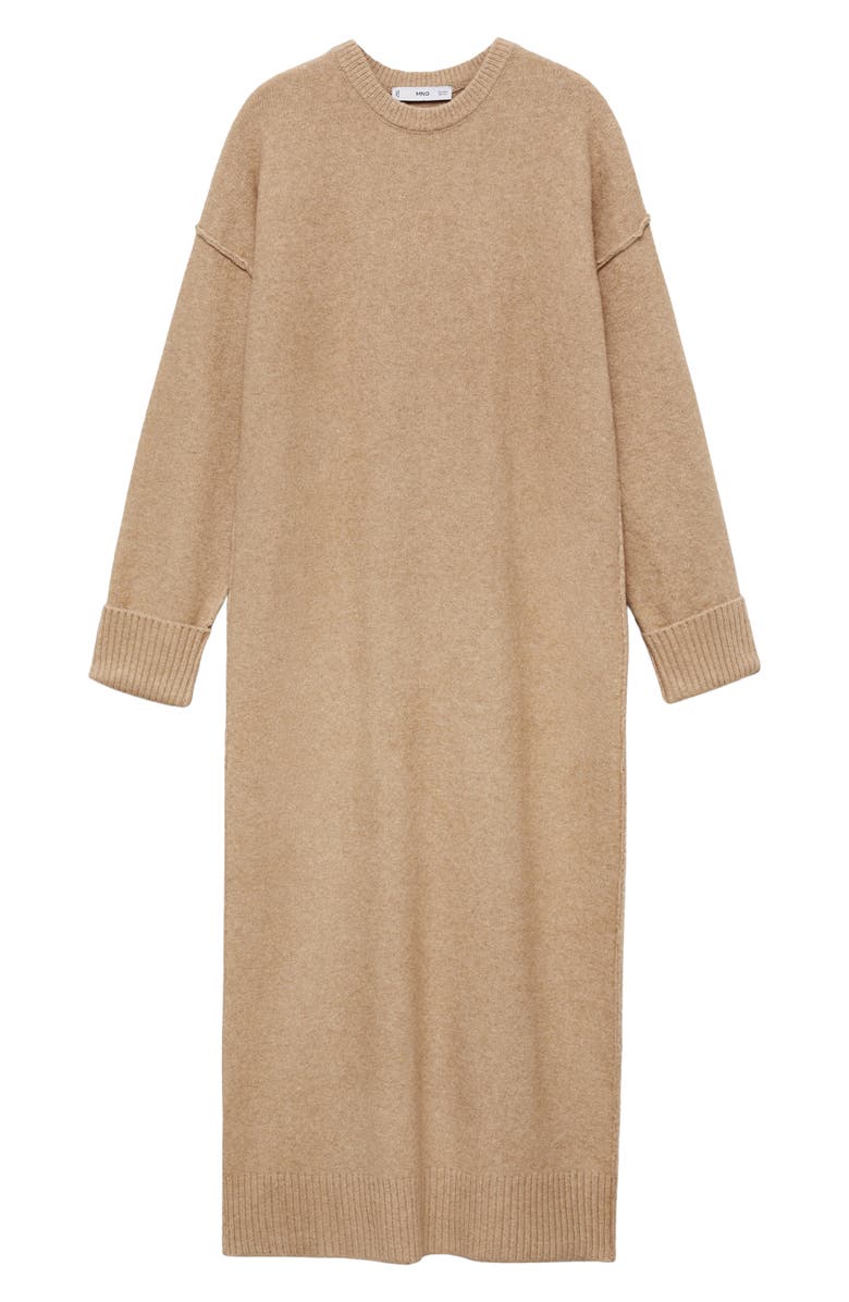 MANGO Mariam Long Sleeve Maxi Sweater Dress, Alternate, color, 