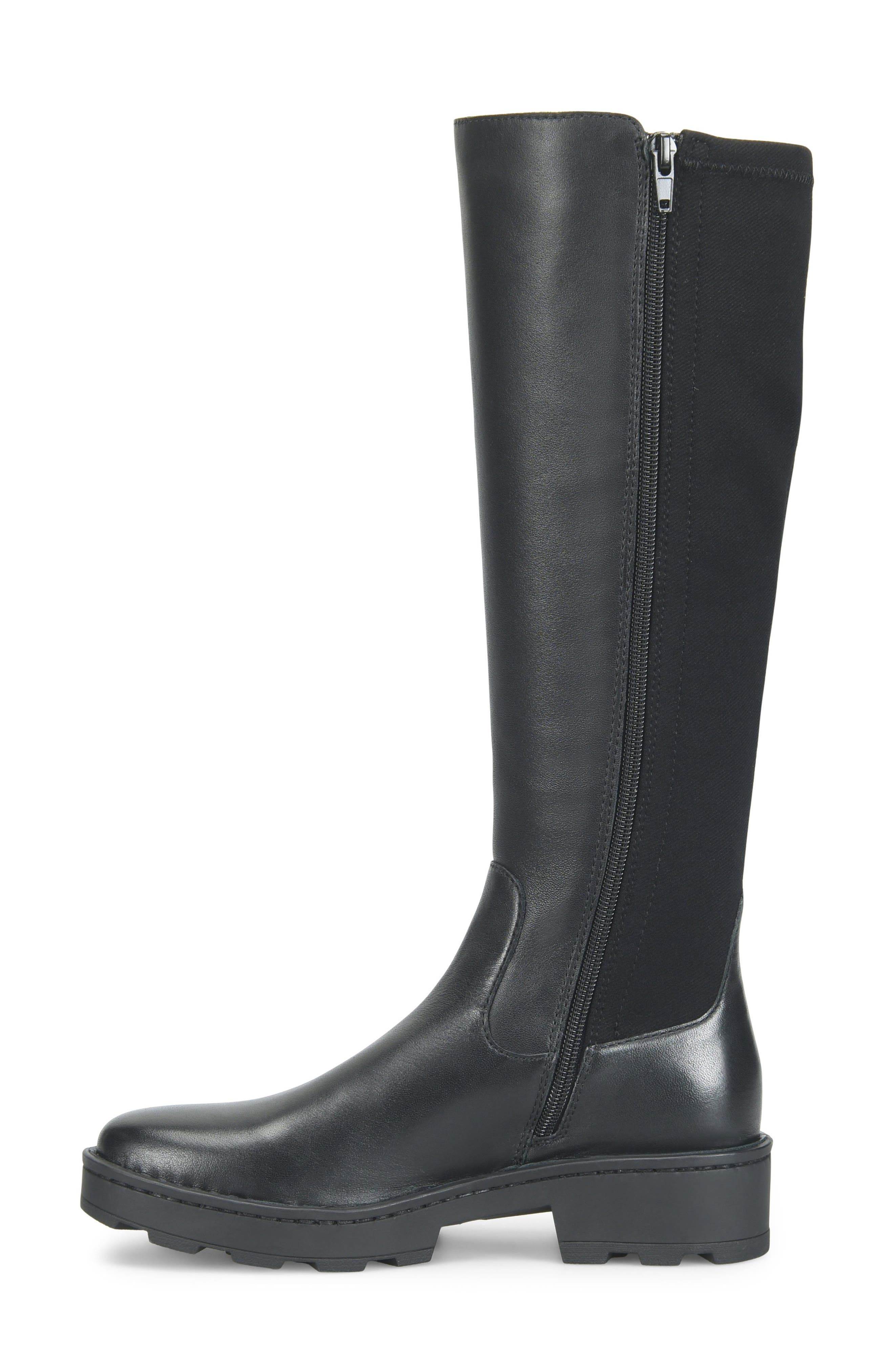 Chloe Knee High Boot, Alternate, color, BLACK COMBO